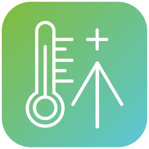 Vector Design High Temperature Icon Style