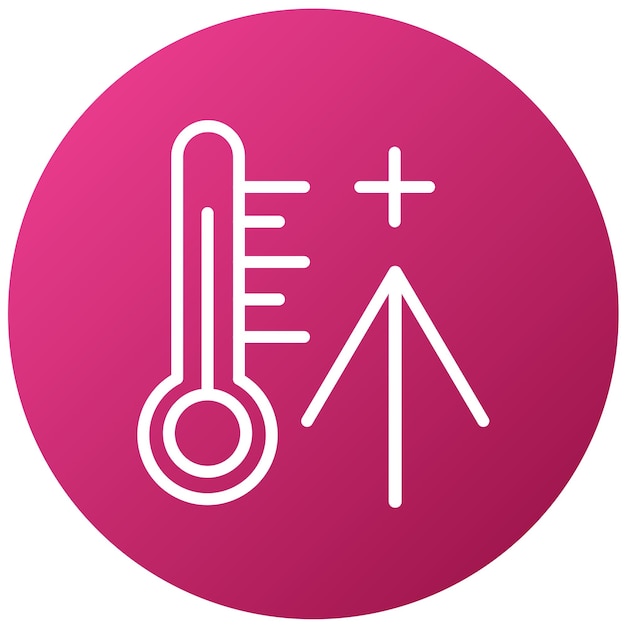 Vector vector design high temperature icon style