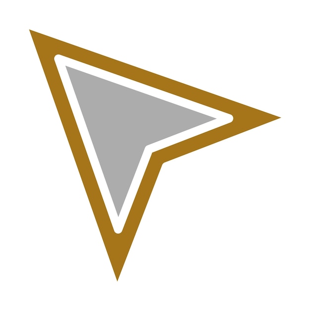 vector design highlighted cursor icon style