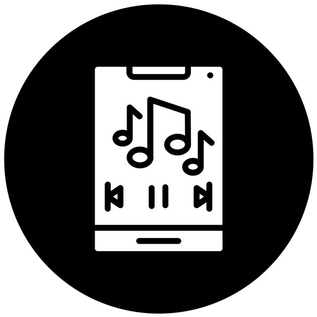 Vector Design Hold Music Icon Style