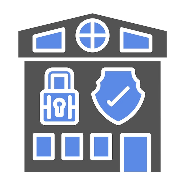 Vector vector design home security icon style