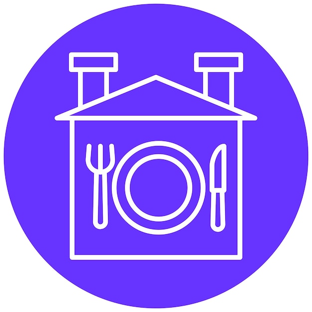 Vector vector design homemade food icon style