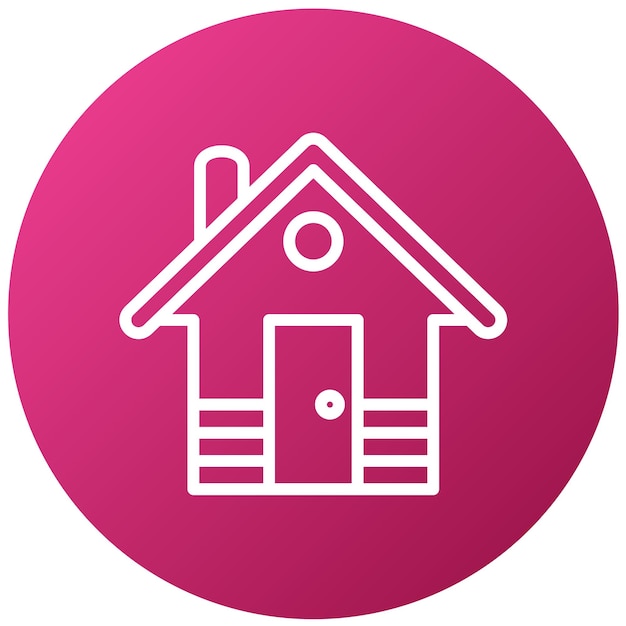 Vector Design Homes Application Icon Style