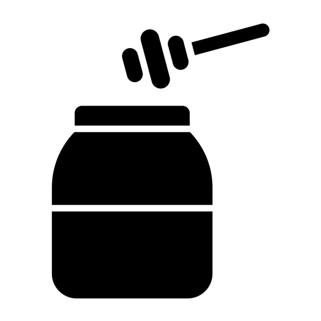 Vector Design Honey Jar Icon Style