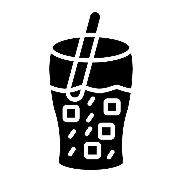 Vector vector design horchata icon style