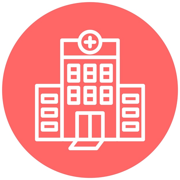 Vector vector design hospital icon style