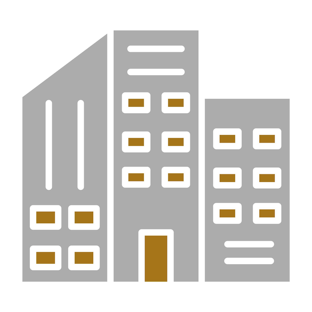 Vector Design Hotel Icon stijl