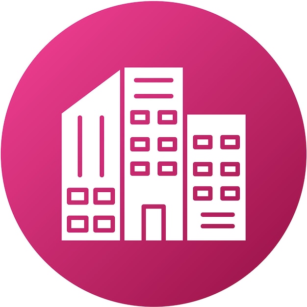 Vector Design Hotel Icon stijl