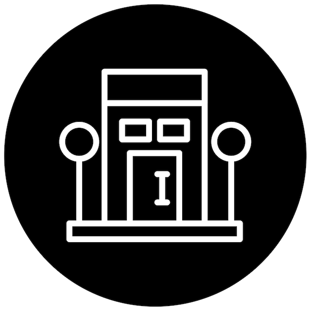 Vector Design Hotel Icon Style