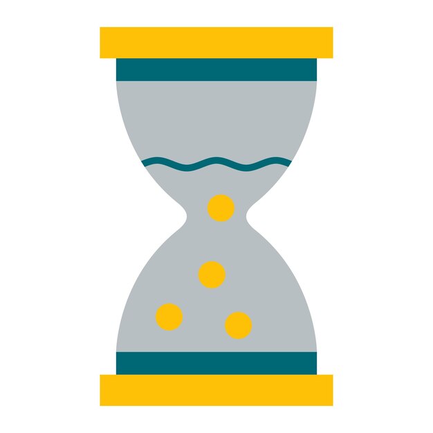 Vector Design Hourglass Icon Style