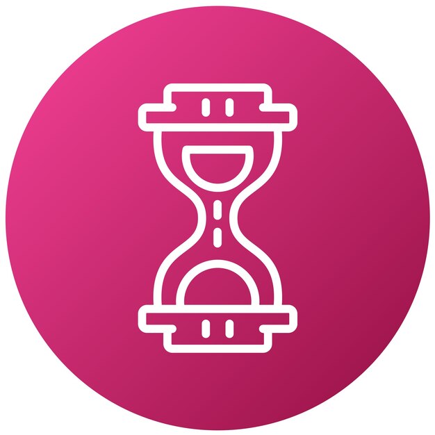 Vector Design Hourglass Icon Style