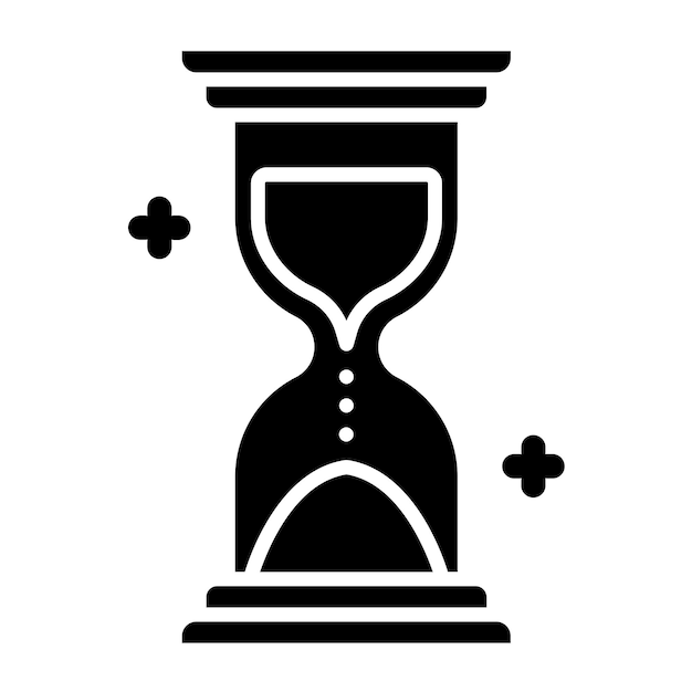 Vector Design Hourglass Icon Style