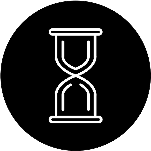 Vector Design Hourglass Icon Style