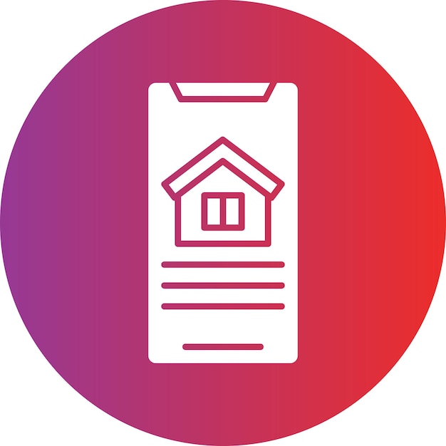 Vector Design House App Icon Style