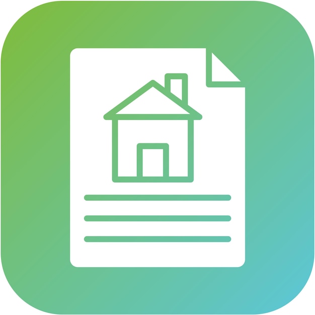 Vector vector design house documents icon style