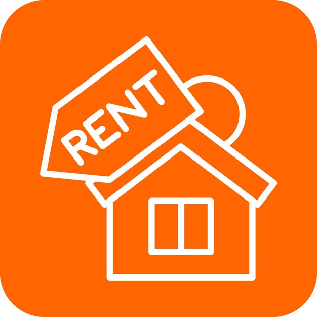 Vector Design House Rent Icon Style