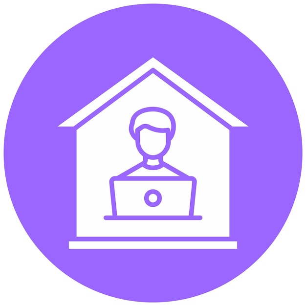 Vector Design House Sitting Icon Style