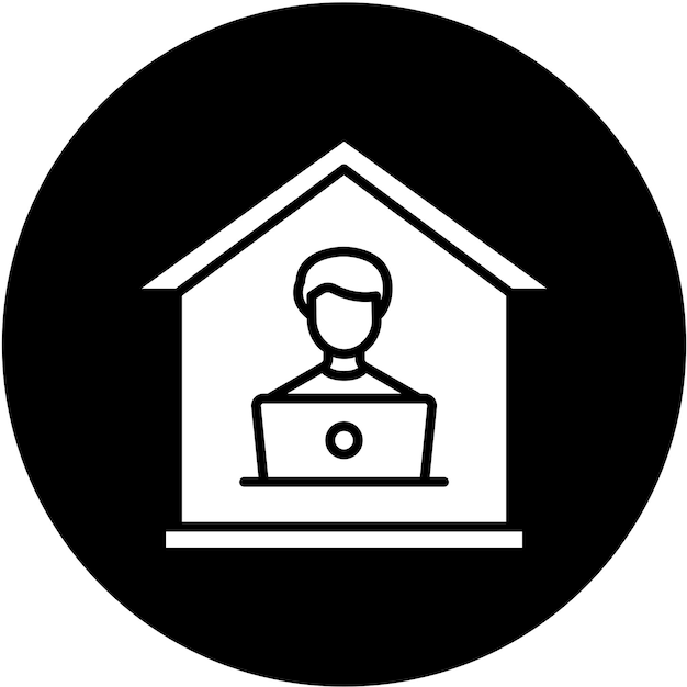 Vector vector design house sitting icon style