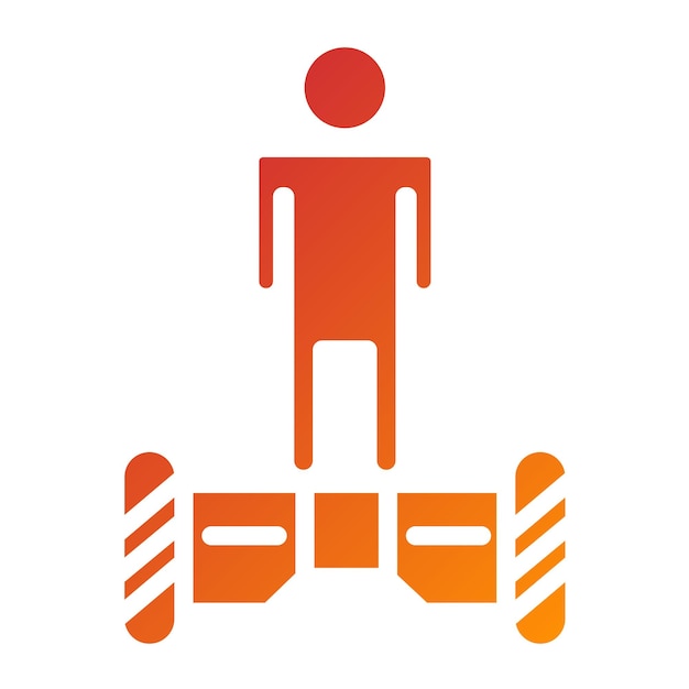 Vector vector design hoverboarding icon style