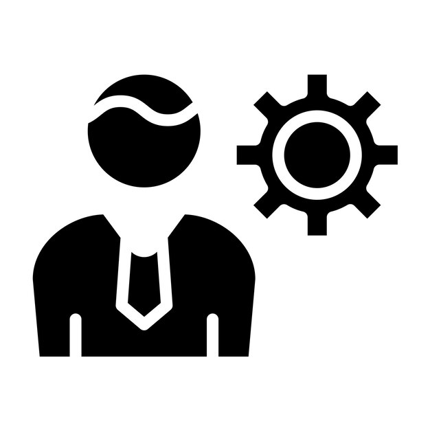 Vector Design HR Director Icon Stijl