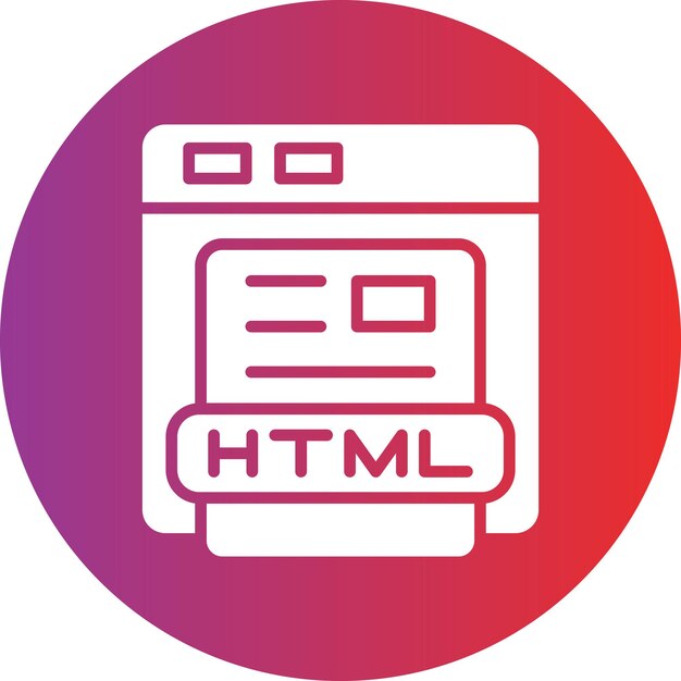 Vector Design Html Icon Style