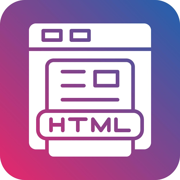 Векторный дизайн Html Icon Style