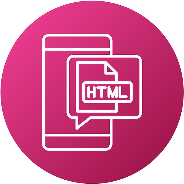 Vector Design Html Icon Style