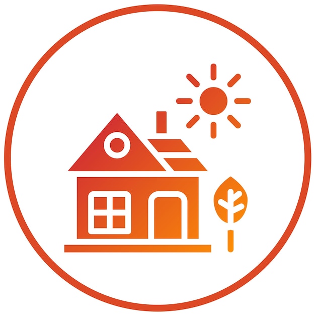 Vector Design Huis Icon Stijl