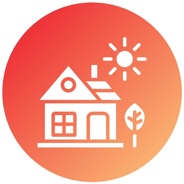 Vector Design Huis Icon Stijl