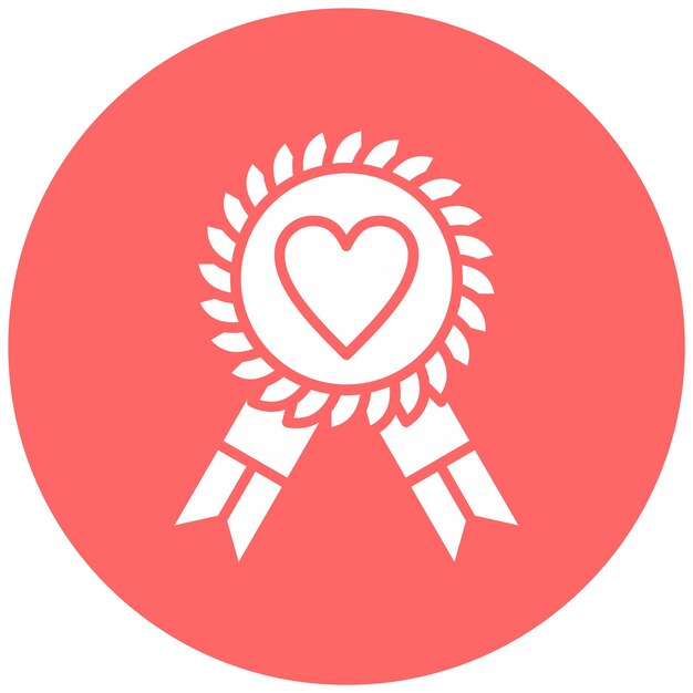 Vector vector design humanitarian award icon style