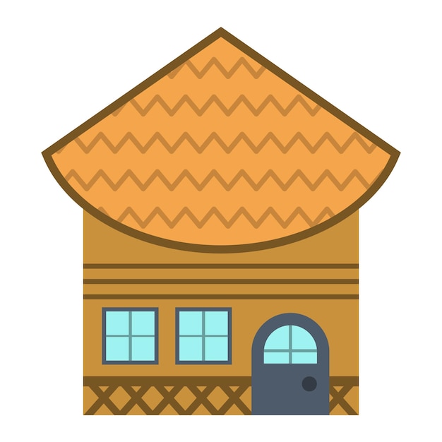 Vector vector design hut icon style