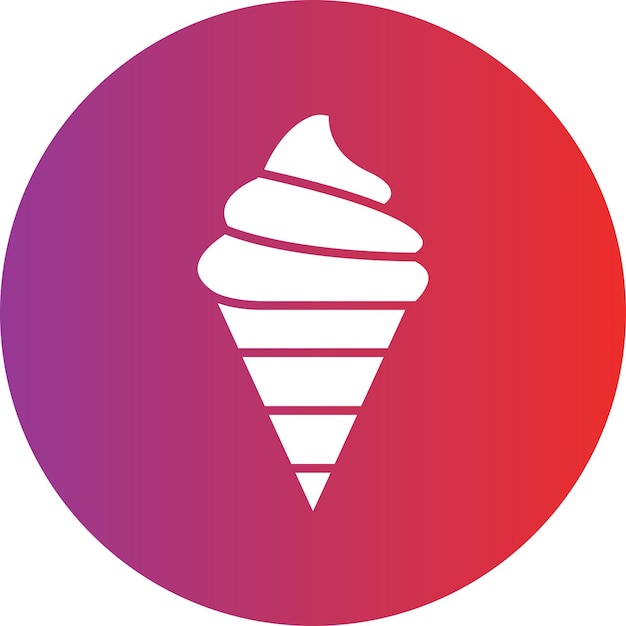 Vector Design Ice Cream Icon Style