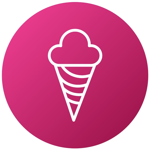 Vector Design Ice Cream Icon Style