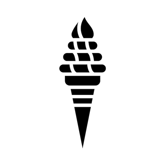 Vector Design Icecream Cone Icon Style