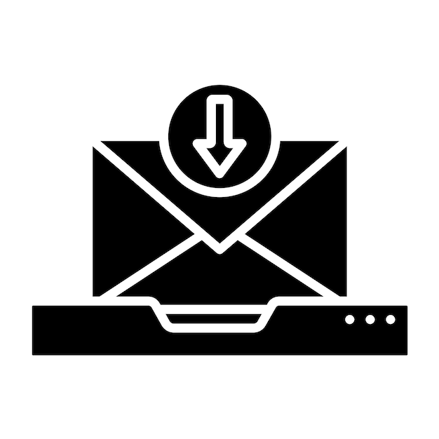 터 디자인 인박스 아이콘 스타일