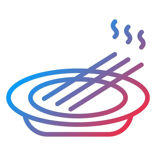 vector design incense icon style