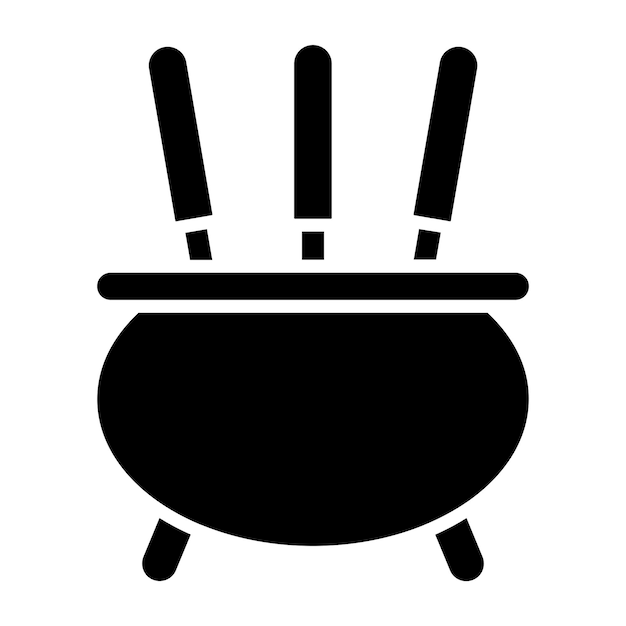 Vector Design Incense Icon Style