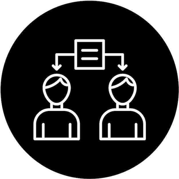 Vector Design Information Sharing Icon Style