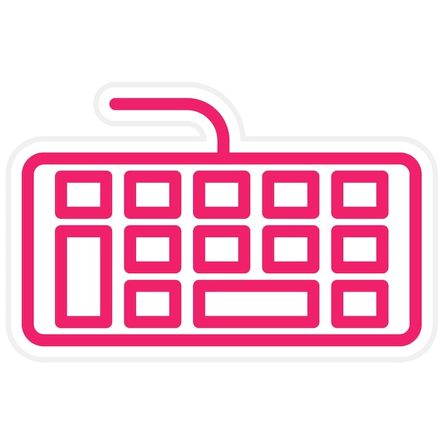 Vector Design Input Device Icon Style