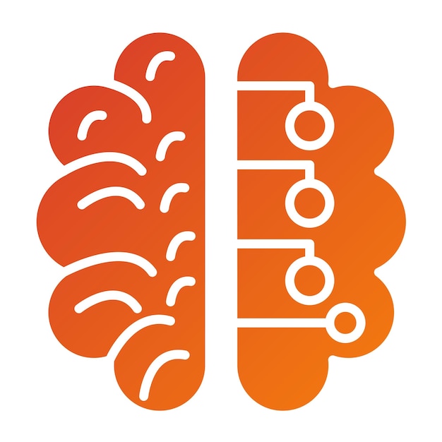 Vector Design Intelligence Icon Stijl