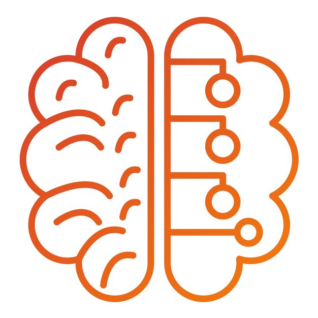 Vector Design Intelligence Icon Stijl
