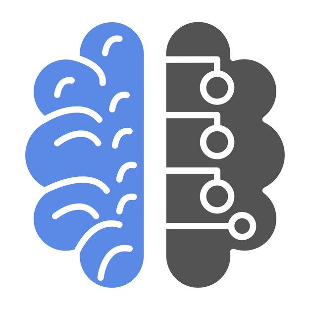 Vector Design Intelligence Icon Stijl