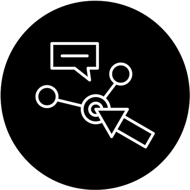 Векторный дизайн интерактивного стиля иконки