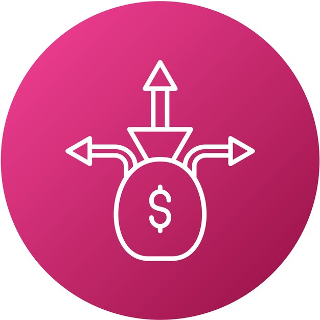 Vector Design Investment Decision Icon Style