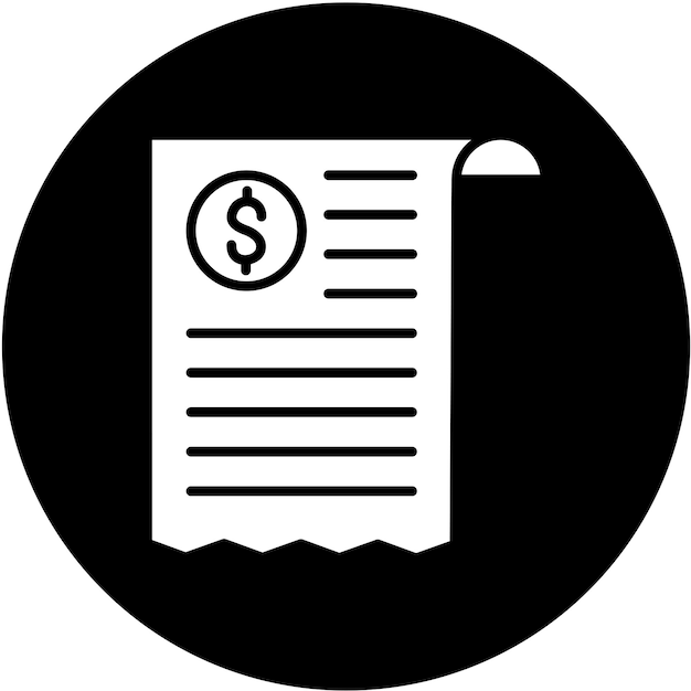 Vector Design Invoice Icon Style