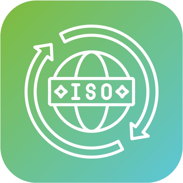 Vector vector design iso standards icon style