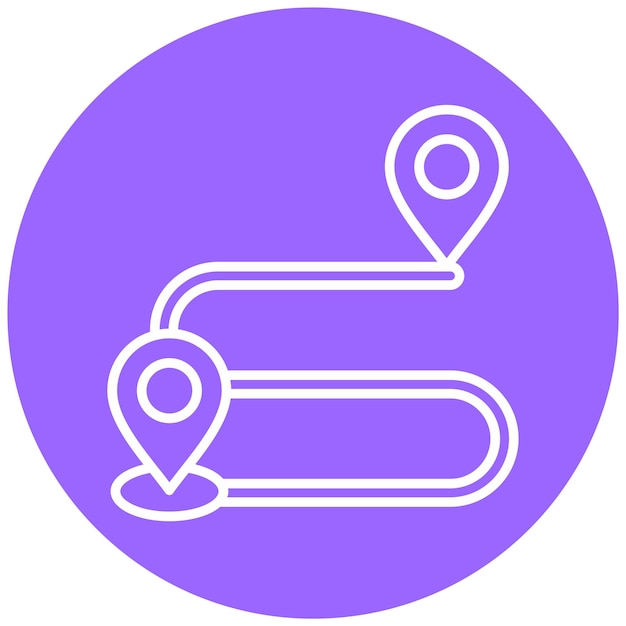 Vector Design Itinerary Icon Style