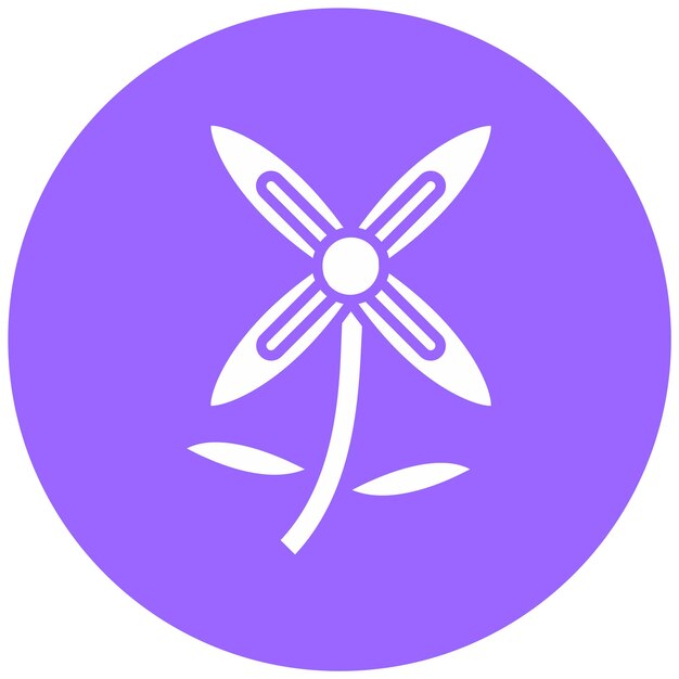 Vector Design Ixora Icon Style