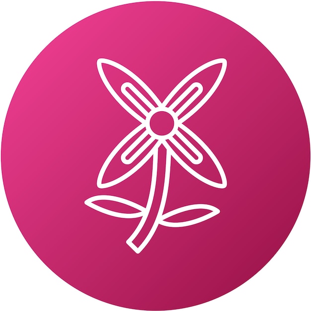 Vector Design Ixora Icon Style