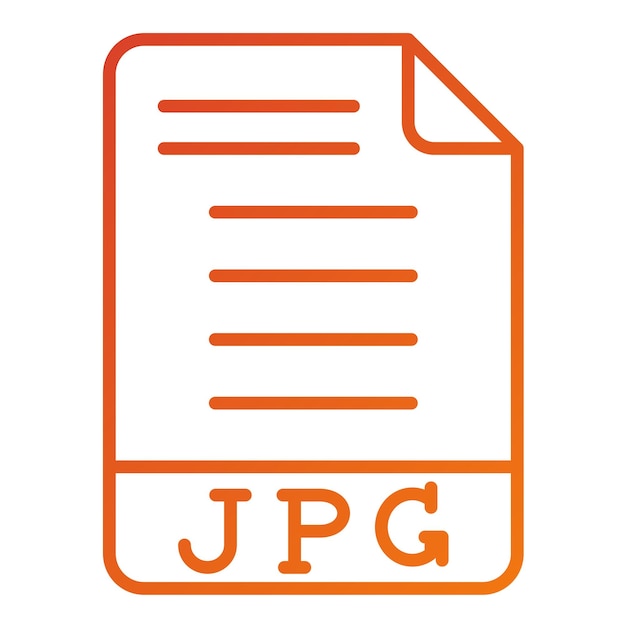 Векторный дизайн JPG Icon Style